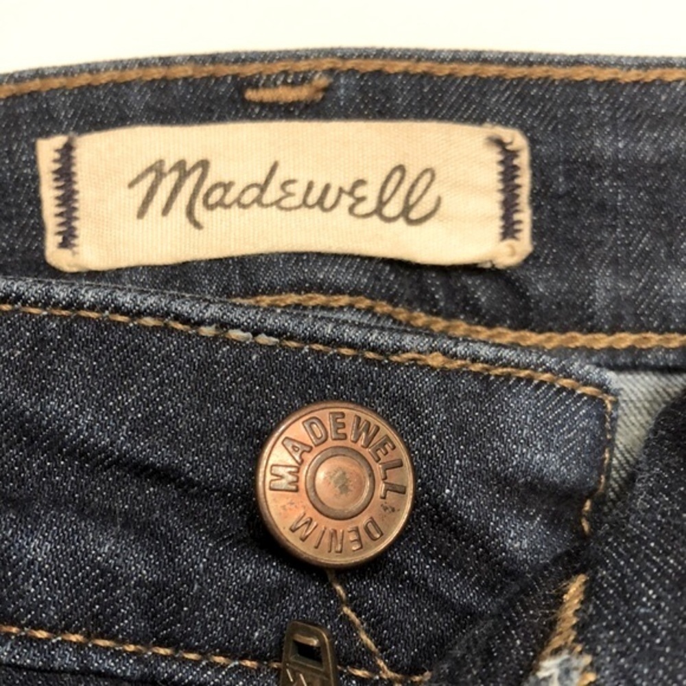 Madewell High Rise Skinny Jeans Dark Wash Size 27 - Picture 11 of 15